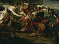 GG 704  GG 704, Jacopo Robusti, gen. Tintoretto (1519-1594), Die Rückkehr des Pompeius nach der Schlacht bei Pharsalus, Leinwand, 148 x 241 cm : Ereignisse, Personen